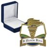 Crown Awards B Honor Roll Torch Pins, B Honor Roll Torch Pin with Blue Velvet Presentation Case, 30 Pack, Prime view 1