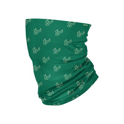 FOCO South Florida Bulls NCAA Mini Print Logo Gaiter Scarf