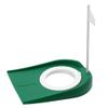 WNSC Golf Putting Cup, Portable Plastic Indoor/Outdoor Practice Aid with Hole and Flag, Improves Putting Accuracy, Green view 3
