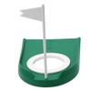 WNSC Golf Putting Cup, Portable Plastic Indoor/Outdoor Practice Aid with Hole and Flag, Improves Putting Accuracy, Green view 4