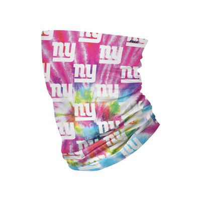 FOCO New York Giants NFL Pastel Tie-Dye Gaiter Scarf