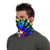 FOCO Dark Dye Brushed Polyester Gaiter Scarf view 3