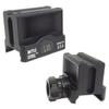 BattleSteel MRO Full Co-Witness Optic Mount Made in USA, Black view 1