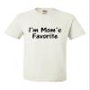 4X-Large White Unisex I'm Mom's Favorite Funny T-Shirt view 1