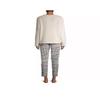 Women's Friends Christmas Plush Pajamas 2 Piece Pajama Set (2X) Winter White view 2