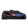 Boombah Beast Rolling Bat Bag 2.0-40" x 14" x 13" - USA Black Ops Black/Royal/Red - Holds 8 Bats, Glove and Shoe Compartments view 2