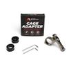 Gray Bike Handlebar Mount - Adapter for Seat Post - Bottle Holder with Cage - Or Kids Road MTB Beach Cruiser Bike view 2