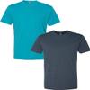 Next Level N6210 Premium Fitted CVC Crew Tee 2-Pack Large Bondi-Midnight view 1