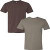 Next Level N6210 Premium Fitted CVC Crew Tee 2-Pack Medium Espresso-Warm view 1
