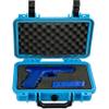 Eylar Hard Gun Case Water & Shock Proof With Foam TSA Approved 11.6 Inch 8.3 Inch 3.8 Inch (Light Blue) view 2