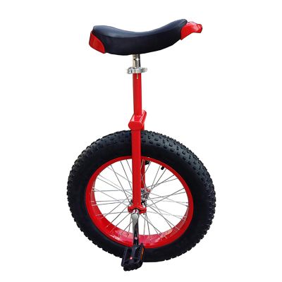 QWEASDF Unicycle, 20, 24inch Skid-Proof Wheel Unicycle Bike Mountain Tire Cycling Self Balancing Exercise Balance Cycling Bikes Cycling Outdoor Sports Fitness Exercise,Red,20"