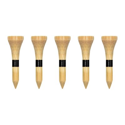 Zivisk Wooden Golf Tees 1-1/2 inch 100 Count, 1.5" Short Golf Wood Bamboo Tees(Natural Color,38mm)