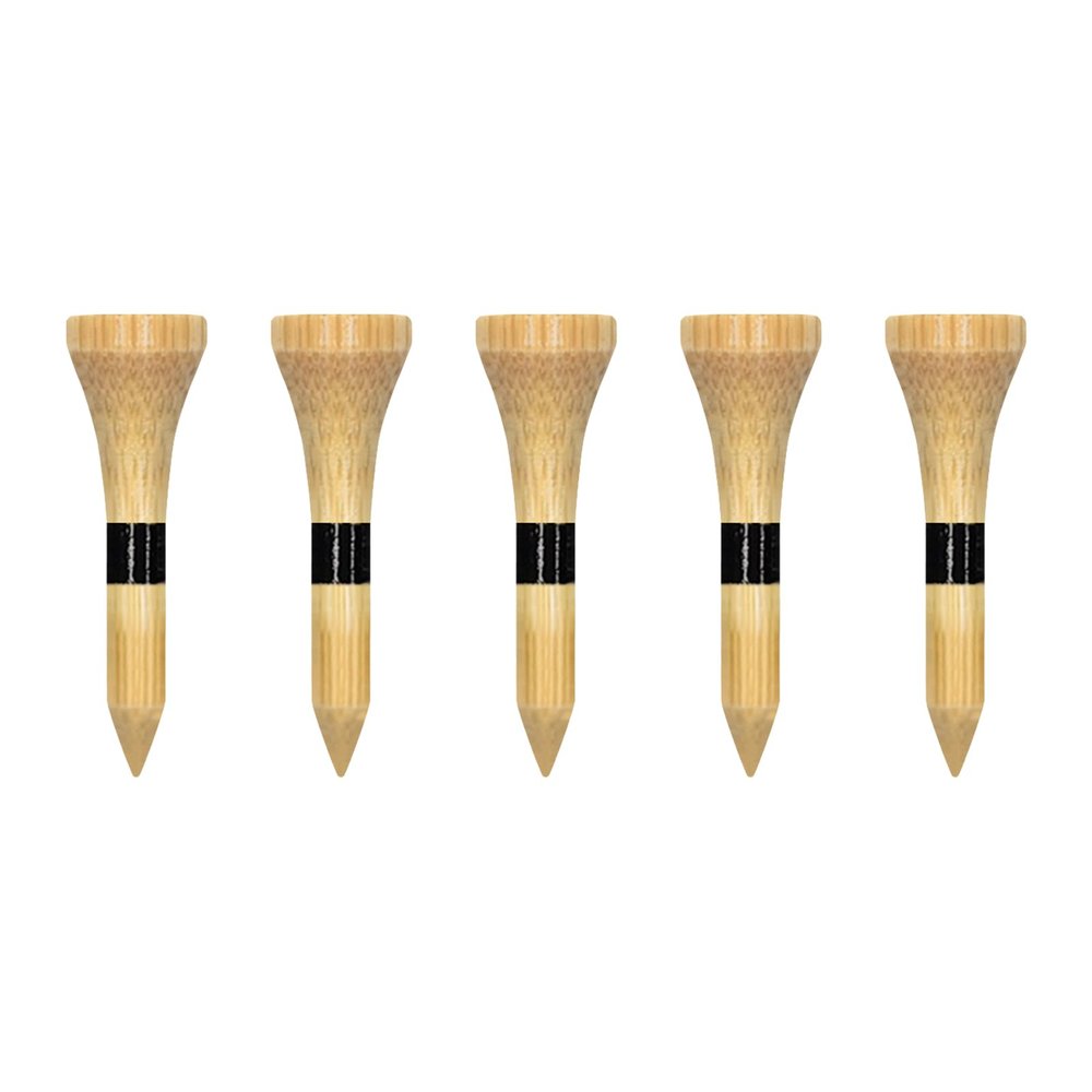 Zivisk Wooden Golf Tees 1-1/2 inch 100 Count, 1.5" Short Golf Wood Bamboo Tees(Natural Color,38mm)