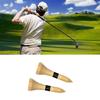 Zivisk Wooden Golf Tees 1-1/2 inch 100 Count, 1.5" Short Golf Wood Bamboo Tees(Natural Color,38mm) view 4