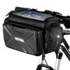 WILD MAN 4L Rainproof Bike Handlebar Storage Bag with Touch Screen Use for MTB Mountain Road Bike Folding Bike Scooters (GS6) view 1