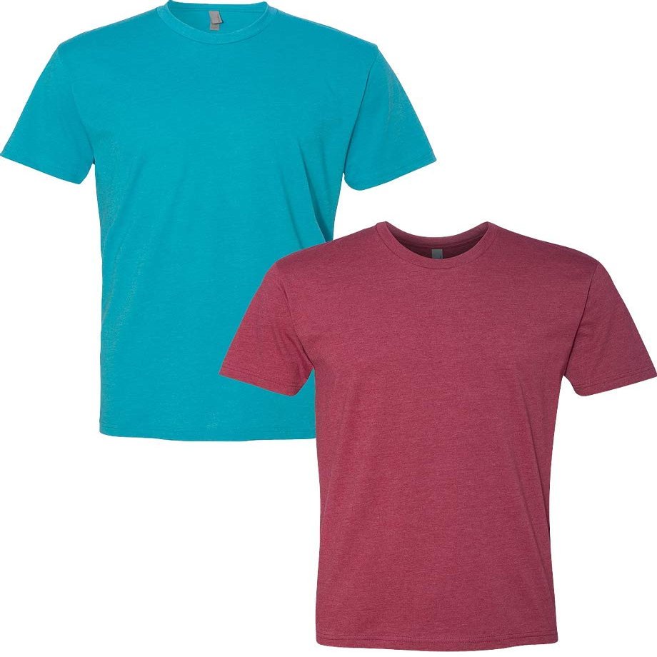 Next Level N6210 Premium Fitted CVC Crew Tee 2-Pack XL Bondi-Cardinal