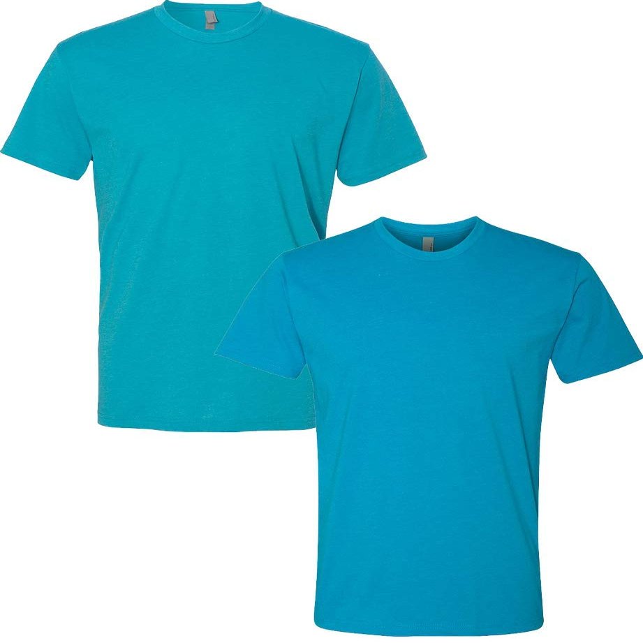 Next Level N6210 Premium Fitted CVC Crew Tee 2-Pack 2XL Bondi-Turquoise
