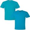 Next Level N6210 Premium Fitted CVC Crew Tee 2-Pack 2XL Bondi-Turquoise view 1