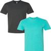 Next Level N6210 Premium Fitted CVC Crew Tee 2-Pack Medium Charcoal-Tahiti view 1