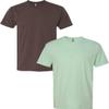 Next Level N6210 Premium Fitted CVC Crew Tee 2-Pack XL Espresso-Mint view 1