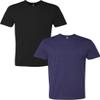 Next Level N6210 Premium Fitted CVC Crew Tee 2-Pack Medium Black-Storm view 1