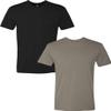 Next Level N6210 Premium Fitted CVC Crew Tee 2-Pack 2XL Black-Warm view 1