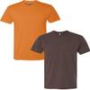 Next Level N6210 Premium Fitted CVC Crew Tee 2-Pack 2XL Orange-Espresso view 1