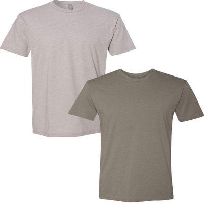 Next Level N6210 Premium Fitted CVC Crew Tee 2-Pack 2XL Silk-Warm
