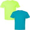 Next Level N6210 Premium Fitted CVC Crew Tee 2-Pack Medium Neon Yellow-Bondi view 1