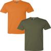 Next Level N6210 Premium Fitted CVC Crew Tee 2-Pack Medium Orange-Military view 1