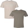Next Level N6210 Premium Fitted CVC Crew Tee 2-Pack XL Sand-Warm view 1