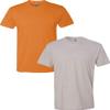 Next Level N6210 Premium Fitted CVC Crew Tee 2-Pack Large Orange-Silk view 1
