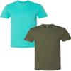 Next Level N6210 Premium Fitted CVC Crew Tee 2-Pack Medium Tahiti-Military view 1
