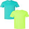Next Level N6210 Premium Fitted CVC Crew Tee 2-Pack Medium Tahiti-Neon Yellow view 1