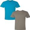 Next Level N6210 Premium Fitted CVC Crew Tee 2-Pack 2XL Turquoise-Warm
