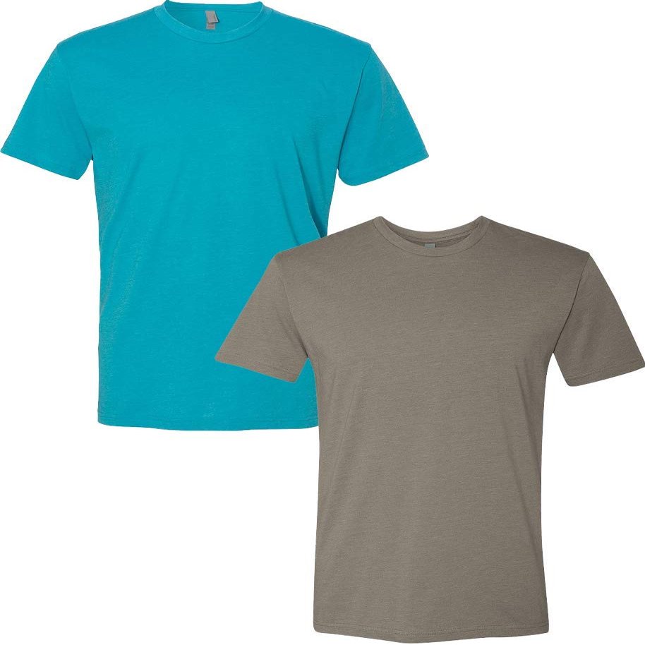 Next Level N6210 Premium Fitted CVC Crew Tee 2-Pack XL Bondi-Warm