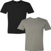 Next Level N6210 Premium Fitted CVC Crew Tee 2-Pack 2XL Black-Stone view 1
