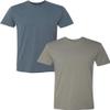 Next Level N6210 Premium Fitted CVC Crew Tee 2-Pack XL Indigo-Stone view 1
