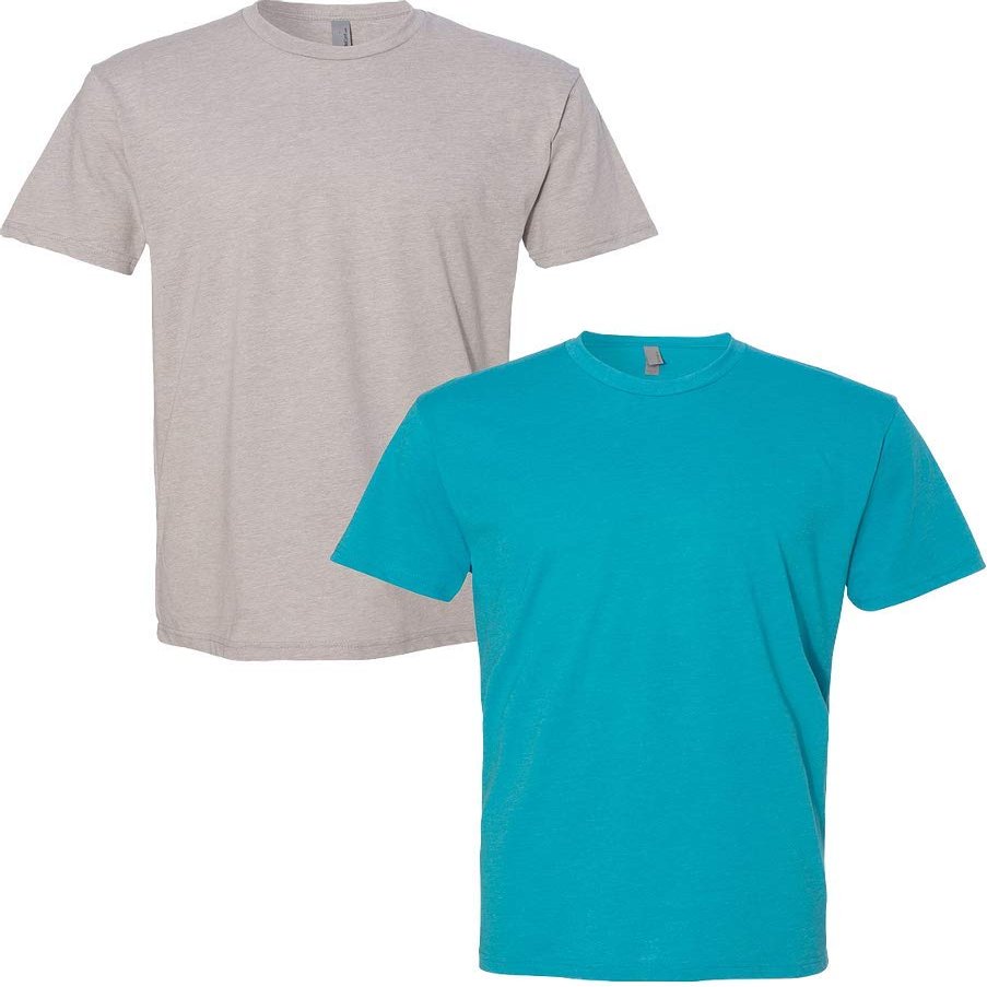 Next Level N6210 Premium Fitted CVC Crew Tee 2-Pack XL Silk-Bondi