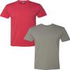 Next Level N6210 Premium Fitted CVC Crew Tee 2-Pack 2XL Red-Stone view 1