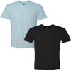 Next Level N6210 Premium Fitted CVC Crew Tee 2-Pack XL Ice-Black view 1