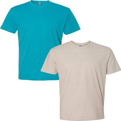 Next Level N6210 Premium Fitted CVC Crew Tee 2-Pack 2XL Bondi-Sand