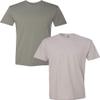 Next Level N6210 Premium Fitted CVC Crew Tee 2-Pack XL Stone-Silk view 1