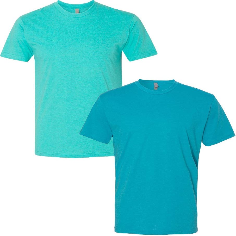 Next Level N6210 Premium Fitted CVC Crew Tee 2-Pack 2XL Tahiti-Bondi
