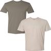 Next Level N6210 Premium Fitted CVC Crew Tee 2-Pack Large Warm-Sand view 1