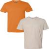 Next Level N6210 Premium Fitted CVC Crew Tee 2-Pack Small Orange-Sand view 1