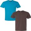 Next Level N6210 Premium Fitted CVC Crew Tee 2-Pack Large Turquoise-Espresso view 1
