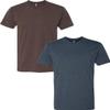 Next Level N6210 Premium Fitted CVC Crew Tee 2-Pack Large Espresso-Midnight view 1