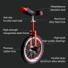 QWEASDF 16", 18", 20", 24" Unicycle, One Wheel Bike, Cycling Outdoor Sports Fitness Exercise with Skidproof tire,Red,20 view 4