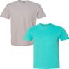 Next Level N6210 Premium Fitted CVC Crew Tee 2-Pack Medium Silk-Tahiti view 1